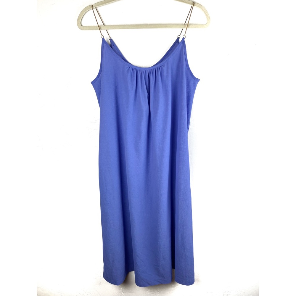 Vintage Rasurel Beach CoverUp Gold Metal Spaghetti Straps Pockets France 4 Dress